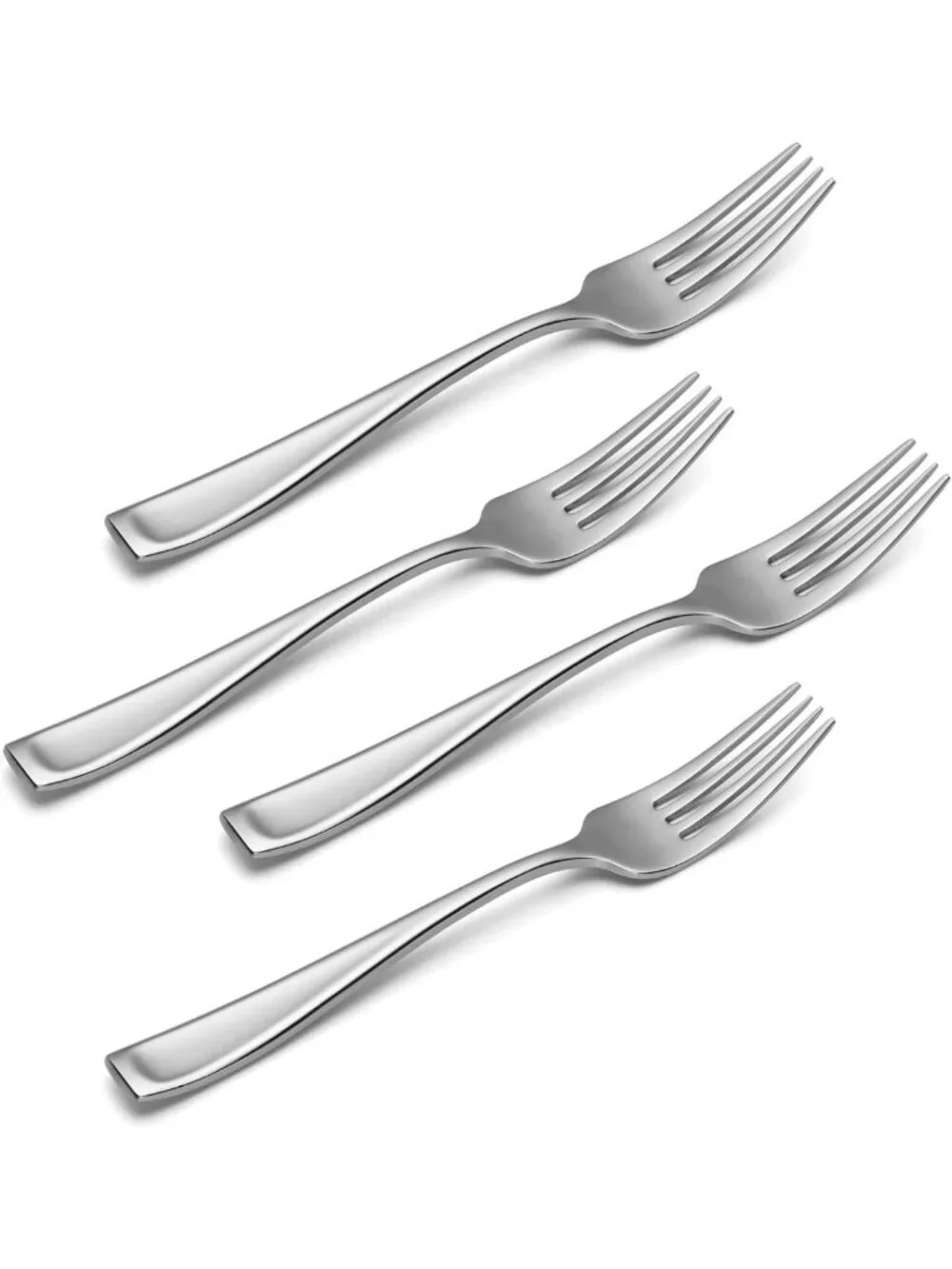 Stainless Steel Salad Forks Set of 4 | Durable & Elegant Dining Utensils